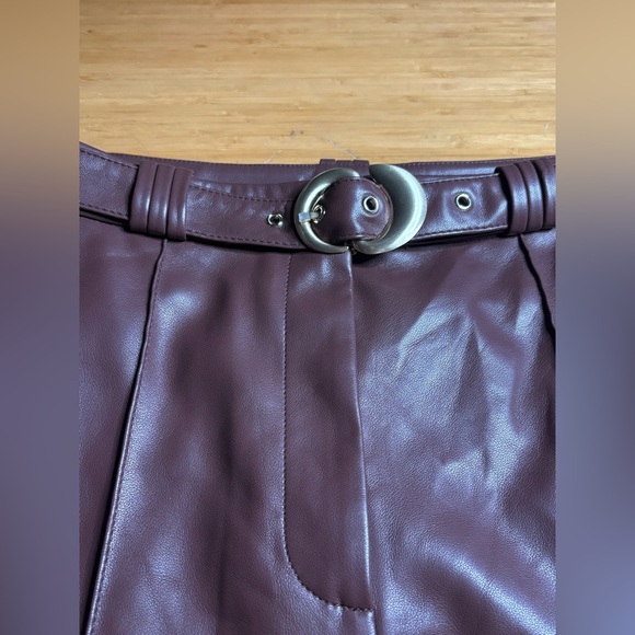 NWT Jonathan Simkhai- Pauline Faux Leather Pants. Size 12 - Picture 11 of 13